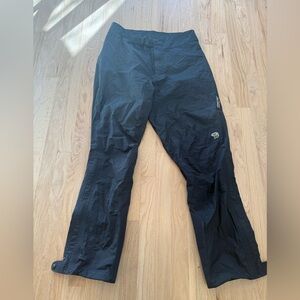 Mountain Hardwear Men's Black Gortex Pants